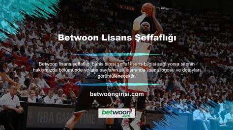 Betwoon Lisans Bilgileri